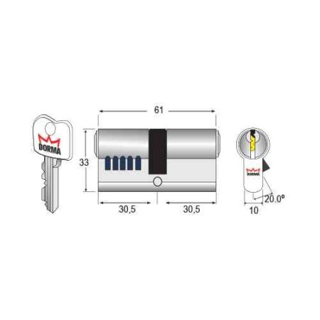 DORMA DOUBLE CYLINDER